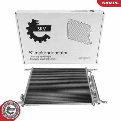 Abbildung von ESEN SKV 86SKV209 Klimakondensator mit Trockner Aluminium 531mm