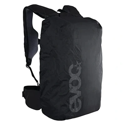 Abbildung von EVOC RAINCOVER SLEEVE COMMUTE, Rucksackregenhülle (wasserdichte Regenhülle für COMMUTE Rucksäcke, Regenschutz Rucksack, Maße: 19 x 27 48 cm, Gewicht: 70 g) Schwarz