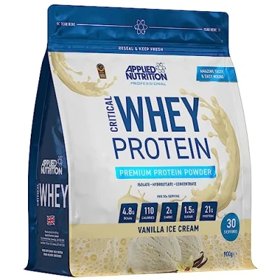 Abbildung von Applied Nutrition Critical Whey (900g) Vanilla Ice Cream