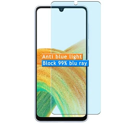 Abbildung von Vaxson 3 Stück Anti Blaulicht Schutzfolie kompatibel mit Samsung Galaxy A33 5G Display Bluelight folie folien Displayschutzfolie （ nicht Panzer Schutz Glas SchutzGlas PanzerGlas ）