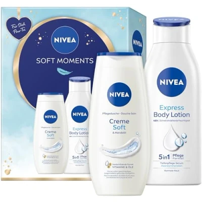 Abbildung von Nivea 2023 SOFT Moments GIFT SET Gesichtspflegeset, Größe: One Size,