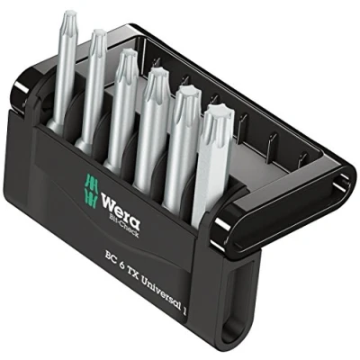 Abbildung von Wera Bit Sortiment, Check 6 TX Universal 1, teilig, 05056472001