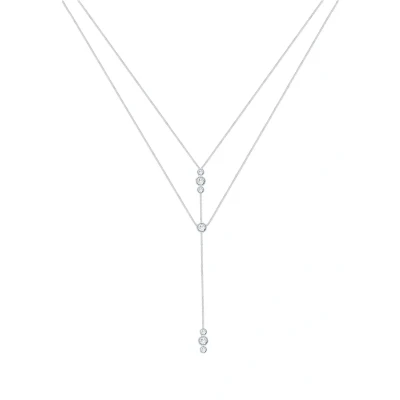 Abbildung von Elli GEO Layer Halskette silvercoloured, Damen, Größe: 45, Silver coloured
