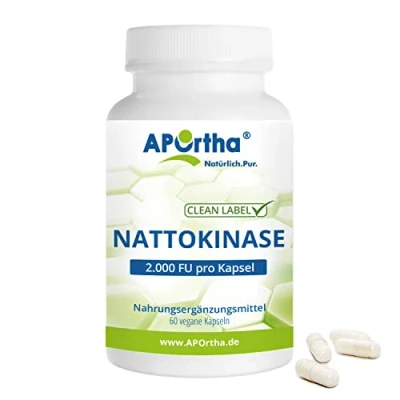 Abbildung von APOrtha® Nattokinase 100 mg vegane, säureresistente Kapseln 60 St