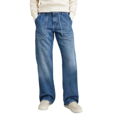 Abbildung von G STAR RAW Women&#039;s Jeans Judee Carpenter Loose Jeans, Blau (faded blue pool D23590 D442 G121), 24W / 32L