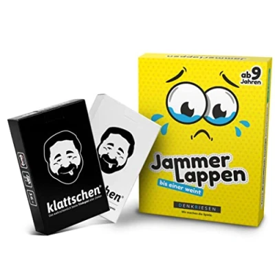 Abbildung von DENKRIESEN Party Pack JAMMERLAPPEN + klattschen Das wahrscheinlich Beste Trinkspiel Aller Zeiten Doppelpack Partyspiele Geschenkidee