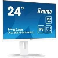 Abbildung von iiyama Prolite XUB2492HSU W6 60,5cm 23,8&quot; IPS LED Monitor Full HD 100Hz HDMI DP USB3.2 Höhenverstellung Pivot FreeSync weiß