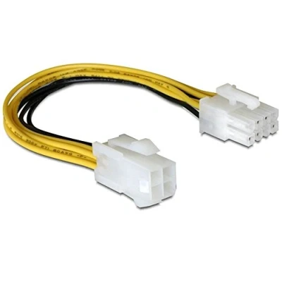 Abbildung von Delock Kabel Stromversorgung 8pin EPS &gt; 4pin ATX/P4