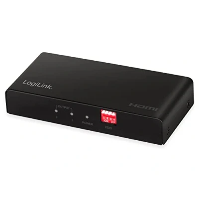 Abbildung von LogiLink HD0033 HDMI Splitter, 1x2 Port, 4K/60 Hz, Downscaler
