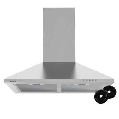 Abbildung von KKT KOLBE Wandhaube Dunstabzugshaube 60cm PLUS430 PLUS430, / Edelstahl 3 Stufen LED Druckknöpfe