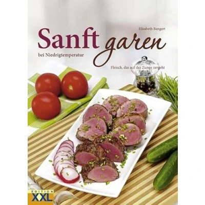 Abbildung von Sanft garen bei Niedrigtemperaturen: Fleisch und Geflügel, die auf der Zunge zergehen