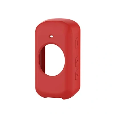 Abbildung von subtel® Schutzhülle kompatibel mit Garmin Edge 530 Silikonhülle Schutz Tasche Silikon Hülle, Fahrrad Navi Case GPS Cover Bumper Etui rot