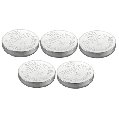 Abbildung von Uhrenbatterie Renata Swiss Made 350 oder SR 1136 SW (5 x SW)