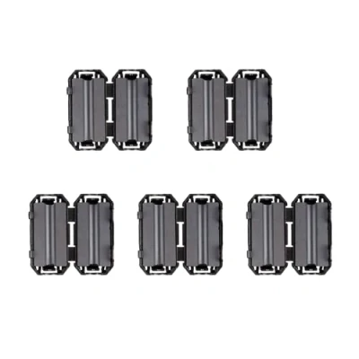 Abbildung von HUAREW 3.5 mm Ferritkerne,Ferrit Ringkern,Ferritfilter,Ferrit Entstörfilter,Ferrit Ringkern Cable Clip,Klappferrit Aufsteckbarer für Kabel RFI,EMI, Ferritring Ferritkerne,Schwarz(5 Stück)