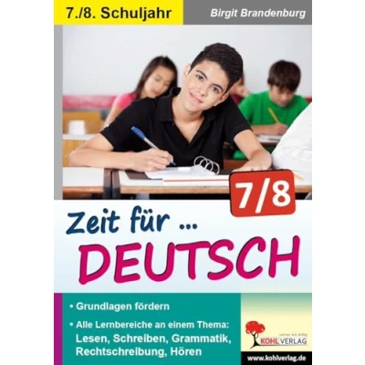 Abbildung von Zeit für Deutsch / Klasse 7 8: Lernbereiche themenorientiert trainieren im 7. 8. Schuljahr