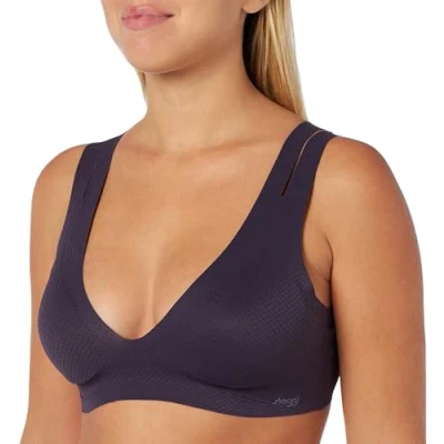 Abbildung von sloggi Damen Zero Feel Flow Bralette, Blueberry, S