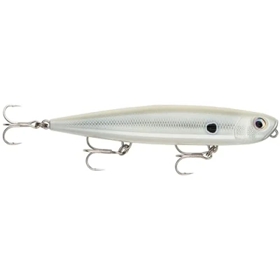 Abbildung von Rapala Fischereiköder Präzision Xtreme Bleistift Salzwasser Kunststoff Konstruktion Löcher schwimmendem Mer Oberflächenschwimmtiefe Größe 12,7 cm / 26g Hergestellt in Estland Perlenweiß