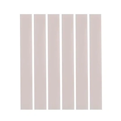 Abbildung von 6 Stücke Knochen Sattel, Gitarre Brücke Sattel Blank 80mm/3,15 zoll, für Akustische Klassische Mandoline Banjo Ukulele