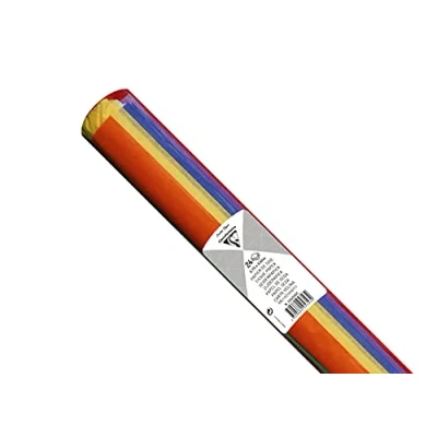 Abbildung von Clairefontaine 394099C Seidenpapier (Packung mit 24 Bögen, 50 x 75cm, 18 g/qm, ideal für Deko und Bastelprojekte) 1 Pack, farbig sortiert