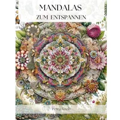 Abbildung von Mandalas zum Entspannen: Ein Ausmalbuch für Achtsamkeit und Entspannung, 31 Motive, 67 Seiten, einseitig bedruckt, Erwachsene Jugendliche (Mandalas innere Ruhe)