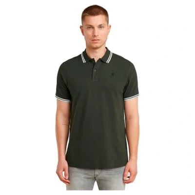 Abbildung von G STAR Dunda Stripe Poloshirt, Herren, Größe: Small, Grey