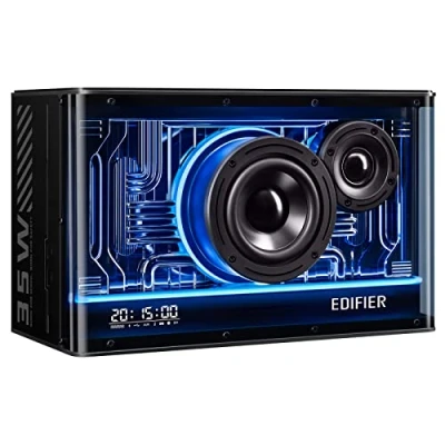 Abbildung von Edifier® QD35 Bluetooth Lautsprechersystem Schwarz (Bluetooth, 40 W, mit RGB Lichteffekten und zwei Ladeanschlüssen)