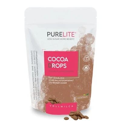 Abbildung von PURELITE Cocoa Drops VOLLMILCH vegan