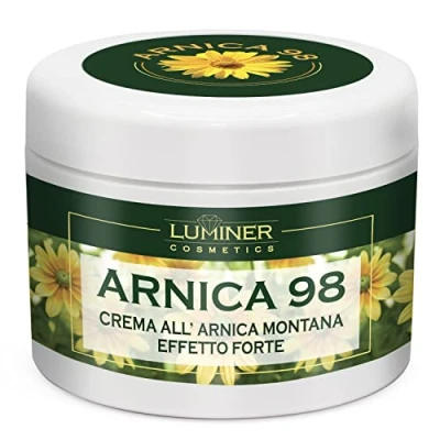 Abbildung von Luminer Arnika Salbe, für Pferde zur menschlichen Anwendung, 500ml, starke und Teufelskrallencreme Gelenk Muskelmassagen, natürliche, schnell wirkende Formel, Made in Italy