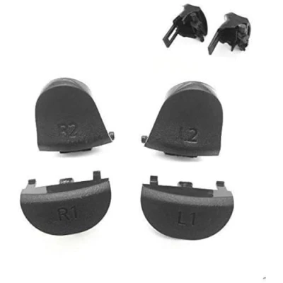 Abbildung von GGZone L1 R1 L2 R2 Trigger Bumper Button mit Feder für PS4 Pro JDS 040 JDM Controller (inkl. Federn, Ersatz beschädigte Tasten)