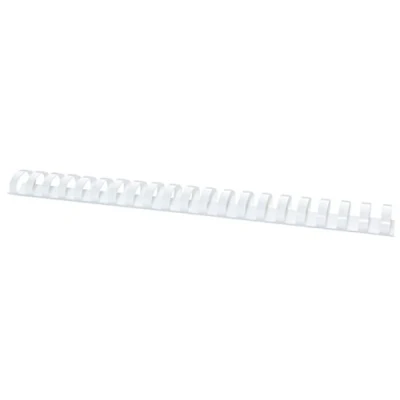 Abbildung von OFFICE PRODUCTS 20243215 14 Plastikbinderücken 50 Stück DIN A4 32mm (300 Seiten) Binderücken Bindungskämme Plastikbindung Kunststoff Farbe: Weiß