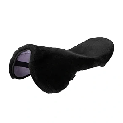 Abbildung von Werner Christ Sattelüberzug Sheepskin Schwarz Pony