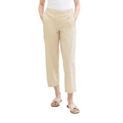 Abbildung von TOM Tailor Stoffhose, Damen, Größe: 38x28, Summer beige