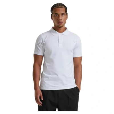 Abbildung von Urban Classics Sorona Poloshirt, Herren, Größe: Large, White