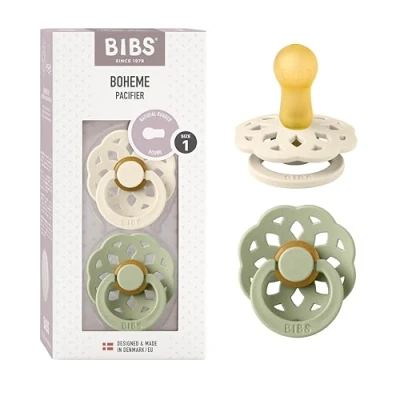 Abbildung von BIBS Boheme 2 Pack Ivory/Sage Spenen Maat 1
