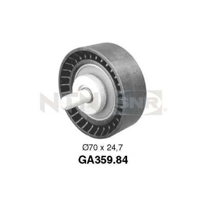 Abbildung von SNR GA359.84 Umlenkrolle CITROËN: C5 I Kombi, C8, II PEUGEOT: 406 807, Coupe, FIAT: Ulysse