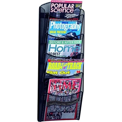 Abbildung von helit H6260095 Wanddisplay „the news network“, 5 Taschen, DIN A4, schwarz