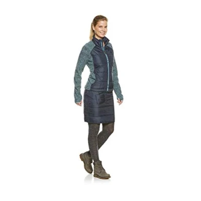 Abbildung von Tatonka Carli padded Skirt gefütterter Mini Rock blau, Größe:42