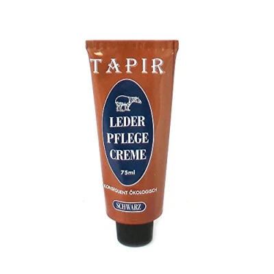 Abbildung von TAPIR Lederpflegecreme schwarz in Alutube 75 ml 4er Pack