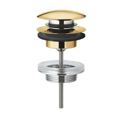 Abbildung von Grohe Push up Bodenventil Cool Sunrise Ablaufgarnitur 65807GL0