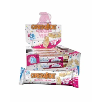 Abbildung von Grenade Proteinreicher, Zuckerarmer Riegel Birthday Cake, 12 x 60 g
