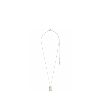Abbildung von Pilgrim Gemini Recycled Zodiac SIGN Necklace Unisex Halskette, Größe: One Size, Silver plated