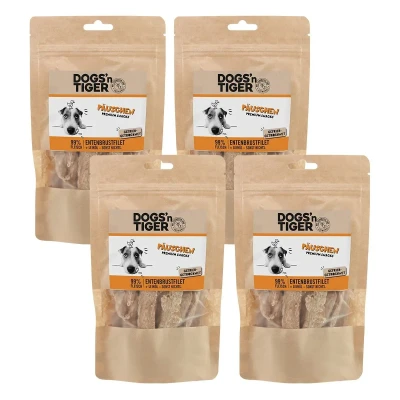 Abbildung von Adult, Hunde Snacks, Päuschen Ente, Leckerlies, 99% gefriergetrocknetes Entenbrustfilet, 4x 80g 4x80g