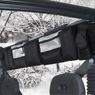 Abbildung von UTV Rollkäfig Organizer Cargo Heck Aufbewahrungstasche Getriebekoffer universell passend für die meisten Polaris Ranger Yamaha Kawasaki UTVs