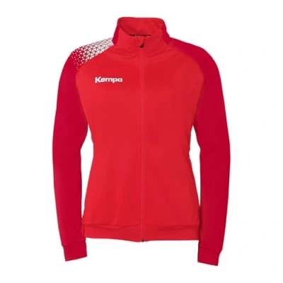 Abbildung von Kempa Training Ambition 28 POLY Trainingsjacke, Damen, Größe: XXL, Rot chilirot