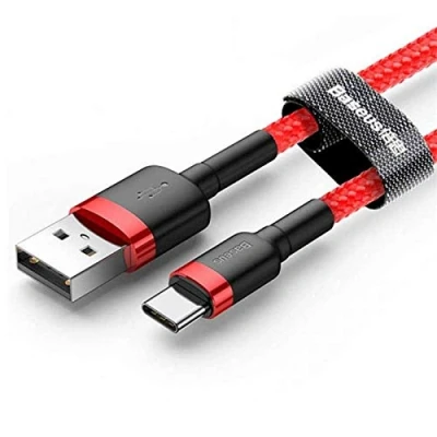 Abbildung von Baseus Cafule Cable USB to C Connect und Charge 2 A, M (Red)