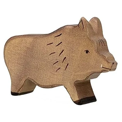 Abbildung von Holztiger Wildschwein 80092 11,5 cm