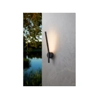 Abbildung von Eglo 900681 Wandleuchte TAPARITA Stahl schwarz LED 11W 3000K IP55 L:9cm H:44cm