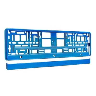Abbildung von Carmotion Autorisierte Metall Kennzeichenhalterung, blau
