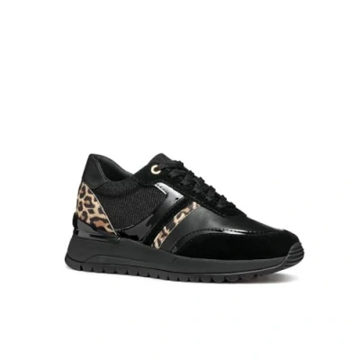 Abbildung von Geox Desya Sneaker low, Damen, Größe: 35, Black antelope Schuhe