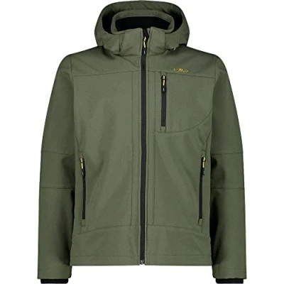 Abbildung von CMP Herren Softshelljacke mit abnehmbarer Kapuze, Ölgrün, 56